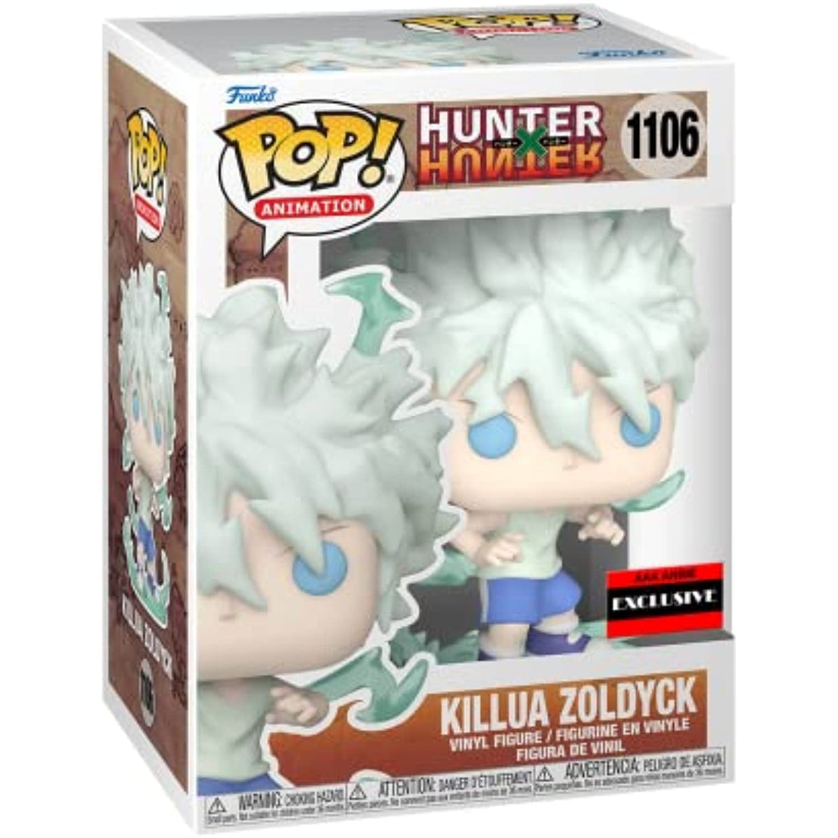 Funko POP! Animation Hunter X Hunter KILLUA ZOLDYCK (Godspeed) #1106 AAA Anime Exclusive