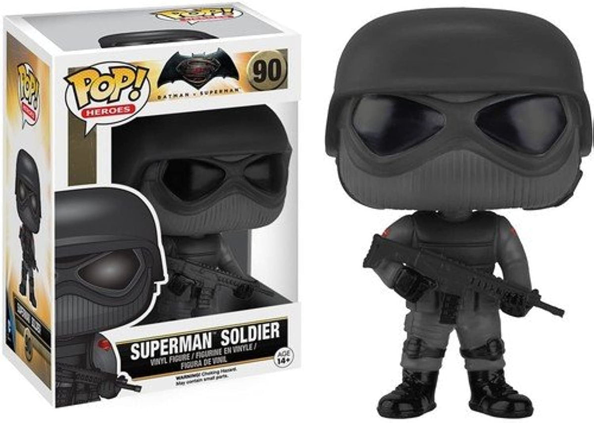 Funko POP Heroes: Batman vs Superman - Superman Soldier Action Figure
