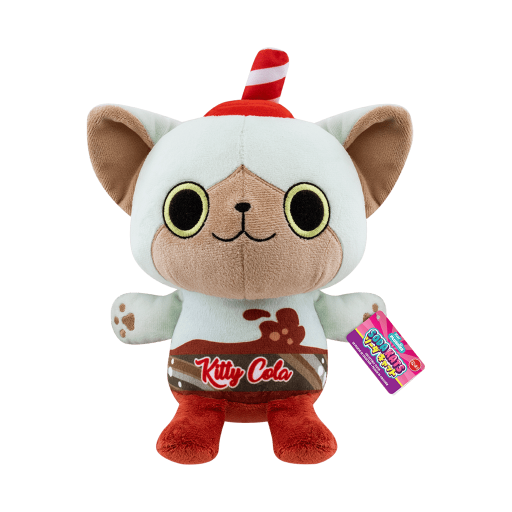 Paka Paka Plush: Soda Kat- 7" Kitty Cola