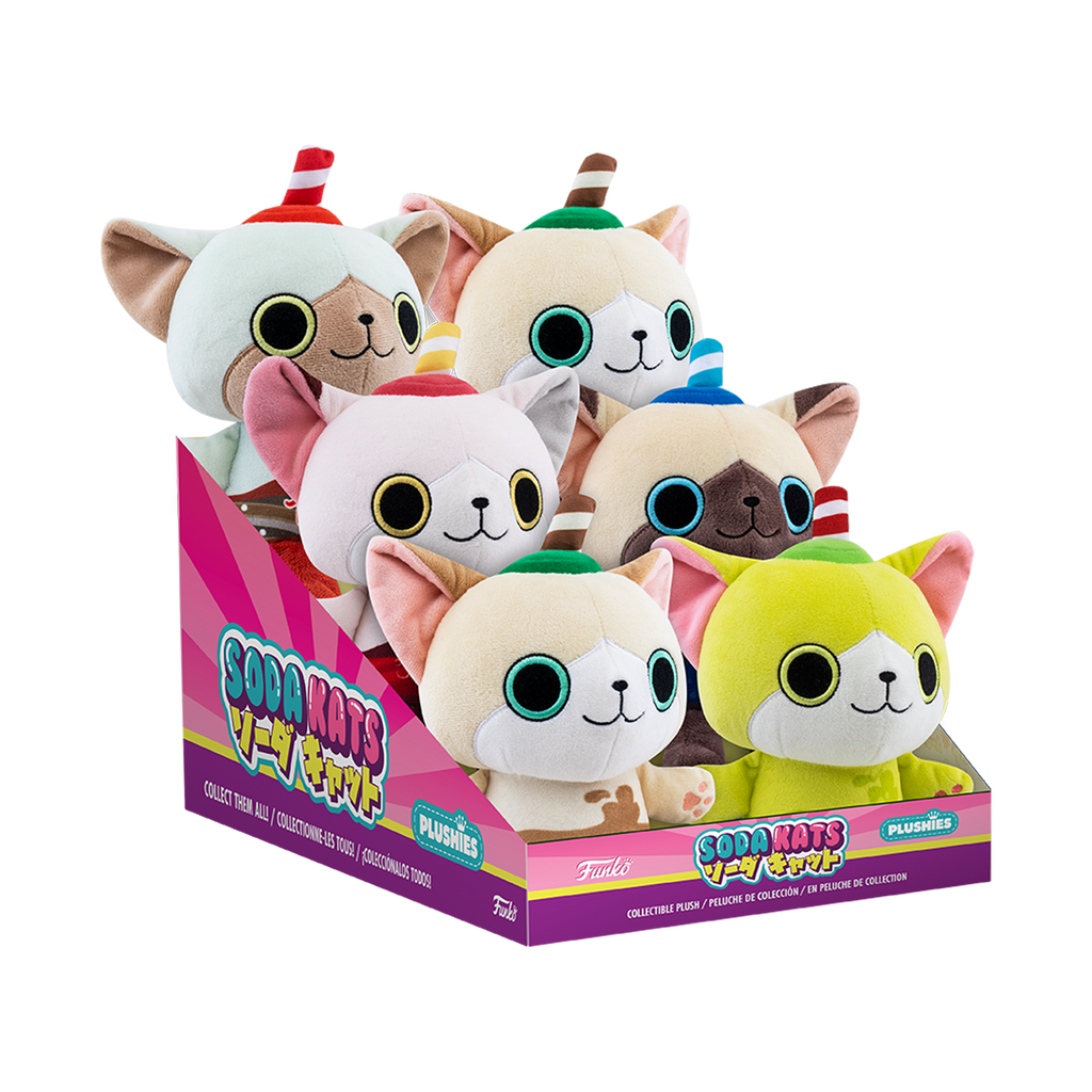 Paka Paka Plush: Soda Kat- 7" Cat Pawchino